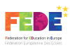 La Federation for EDucation in Europe / Fédération Européenne Des Ecoles (FEDE) est une Organisation Internationale Non Gouvernementale (OING) qui partage un projet commun d’exigence, de qualité et d’ambition avec près plus de 500 écoles en réseau.